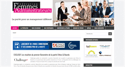 Desktop Screenshot of federation-femmes-administrateurs.com